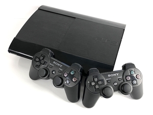 SONY CECH-4300C PS3 本体 コントローラー2個付き ゲーム 家電 中古 Y8466331