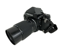 PENTAX 67II ボディ 中判 一眼レフ フィルムカメラ SMC PENTAX 67 1:4 200mm レンズ アクセサリ付 中古 S8482147