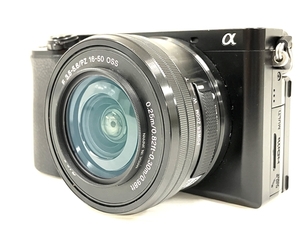 SONY α6100 ILCE-6100 ミラーレス 一眼 カメラ パワーズームレンズキット ソニー 中古 O8411763