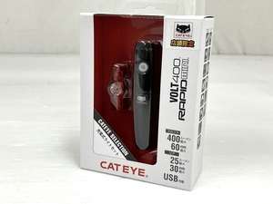 CATEYE HL-EL461RC + TL-LD635-R VOLT 400 RAPID mini 充電式ライトセット キャットアイ ボルト 未使用 O8439371