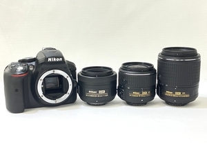 Nikon D5300 デジタル一眼レフカメラ レンズ3点セット ニコン 中古 Y8486272