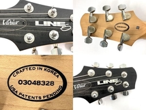 LINE6 VARIAX STANDARD モデリング エレキ ギター サンバースト ソフトケース フットスイッチ 付 ジャンク Y8398877_画像4