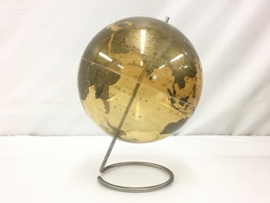 scan globe 地球儀 スケルトン クリア ビンテージ 雑貨 中古 T8425526