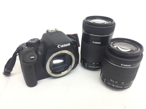 Canon EOS kiss X7i レンズ2本セット EF-S 55-250mm 1:4-5.6 IS STM /EF-S 18-55mm 1:3.5-5.6 IS STM カメラ キャノン 中古 G8473686