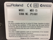 Roland MODELA 3D PLOTTER MDX-15 3Dプロッタ ローランド ジャンク G8473595_画像7