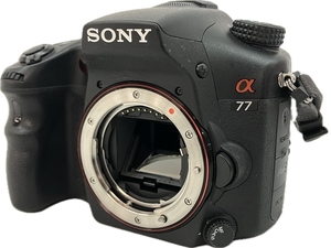 SONY α77 SLT-A77V デジタル一眼カメラ VG-C77AM 縦位置グリップ付き ソニー アルファ 中古 C8499071