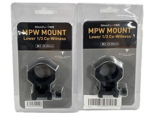 NOVEL ARMS MPW MOUNT 30mmチューブ径用 ハイマウントリング ノーベルアームズ 未使用 W8475488