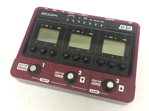 ZOOM B3 Bass Effects & Amp Simulator Pedal ベース用 マルチ エフェクター 中古 良好 G8425987