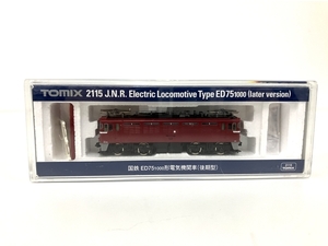 TOMIX 2115 ED75 1000形 電気機関車 後期型 Nゲージ 鉄道模型 中古 B8500927