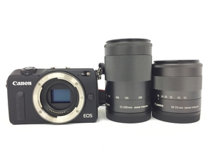 Canon EOS M2 DS126471 ミラーレス 一眼 カメラ ダブルレンズキット ジャンク G8491394