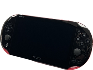 SONY PlayStation PS Vita PCH-2000 ブラック ピンク ケースセット プレイステーション ヴィータ ゲーム機 ソニー 中古 C8498174