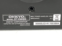 ONKYO SA-205HDX SWA-V30HDW ST-V30HDW ホームシアターシステム アンプ スピーカー ブラック 中古 T8388787_画像6