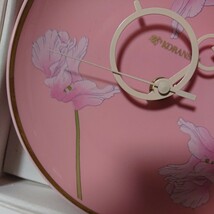 時計　置時計　掛け時計　KORANSHA　香蘭社　 【2-12213】皿型 ピンク 動作確認済み_画像3