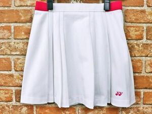 PY2-292◇//YONEX/ヨネックス♪日本製♪W58サイズ♪ホワイト×ピンク*ウエストゴム入りスカート※一番安価な送料はゆうパケットなら250円♪