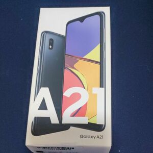 「-SIMロック解除済」 Galaxy A21 SCV49 au [ブラック] 白ロム スマートフォン