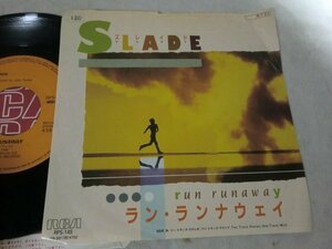 (EPC)【何点でも同送料 EP/レコード】 7シングル/スレイド　ラン・ランナウェイ two track stereo one track mind SLADE