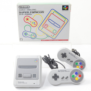 【純正箱あり】Nintendo ニンテンドークラシックミニ スーパーファミコン CLV-301 グレーカラー ゲーム 娯楽 趣味 005FEDR64