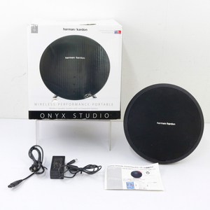 【箱有・小物付き】harman/kardon ONYX STUDIO WIRELESS SPEAKER ONYXST 6132A ハーマンカードン Bluetooth スピーカー 003FEJFR17