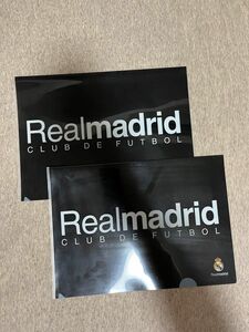 【値交渉歓迎/送料無料】Real Madrid クリアファイル　レアル・マドリード　×2枚