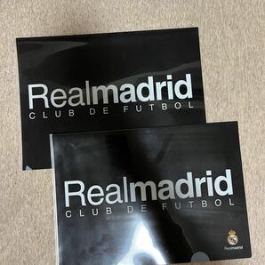 【値交渉歓迎/送料無料】Real Madrid クリアファイル　レアル・マドリード　×2枚