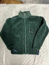 90s old ビンテージ パタゴニア シンチラ ジャケット Made in USA Patagonia SYNCHILLA JACKET 25410 F4 Zip Hunter Green 新品 深緑 US-S_画像3