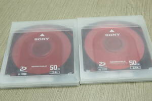M-XB-505 SONY PFD100TLA(2枚) XDCAM記録用 Professional Disc 50GB/2層/通常ケース 2枚セット 中古品