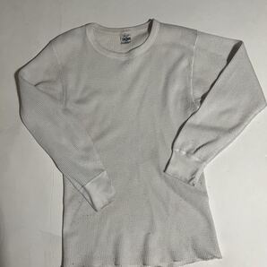 ビンテージ Long Johons ワッフルサーマル/長袖Tシャツ/白/ロンT