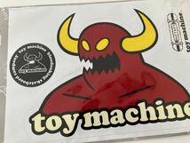 toy machine(トイマシーン)B5ダイカットステッカー001・シール/SKATEBOARD/スケートボード_画像2