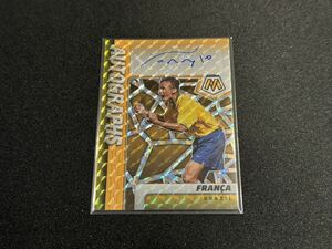 フランサ Franca 2021-22 Panini Mosaic ROAD TO FIFA WORDL CUP Autographs Orange Fluorescent シリアル サインカード 柏レイソル /50