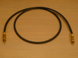 * prompt decision Canare L-5C2VS digital same axis RCA cable 1m gilding black S/PDIF coaxial cable 75Ω *