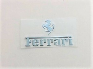 新着限定品　簡単に貼り付けできる　Ferrari 跳ね馬　付き　アルミ　ステッカー