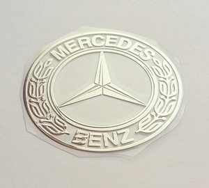 1 ограниченный товар включая доставку 3D M Benz Mark Logo 28mm aluminium наклейка 1026