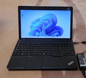 ThinkPad E530☆爆速☆[i5-3210M 2.50GHz・mSATA SSD 128GB+HDD 320GB・メモリ8GB・無線LAN・カメラ・Windows11 ver.23H2, Office2021搭載]