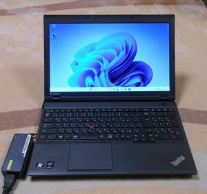ThinkPad L540 ☆爆速☆[i5-4300M 2.60GHz・SSD 128GB + HDD 500GB・メモリ 8GB・無線LAN・Windows 11(ver.23H2), Office2021 搭載]