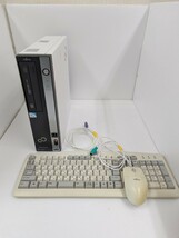 富士通 ESPRIMO D551/DX [Celeron G530 2.40GHz] メモリ2GB リカバリ直後の状態 現状 保証なし　キーボード　マウス付き_画像1