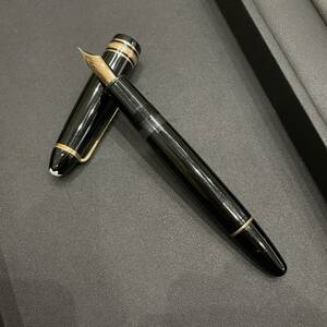 【DOM-1505】MONTBLANC モンブラン 万年筆 マイスターシュテュック 14C 585 筆記未確認 文具 中古