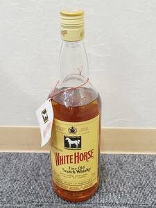 【BF-1.152】【１円～】WHITE HORSE ホワイトホース Fine Old Scotch Whisky スコッチ ウイスキー 750ml 43% お酒 未開栓 保管品