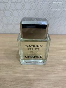 【H-10300SR】CHANEL シャネル EGOISTE エゴイスト オードトワレ 100ml 箱なし 本体のみ ほぼ満タン ブランド香水 コスメ