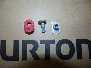 部品★BURTON バートン★ハイバック用ビスセット 赤　新