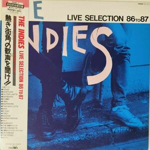 43869 THE INDIES / THE INDIES LIVE SELECTION 86 To87 ※帯付き・２枚組