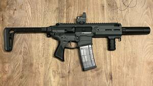 Toxicant SIG MCX RATTLER セラコート ガスブローバック 実SIGストック SANDMAN-Kサプレッサー 300BLK LANCERマグ3本 内部カスタム