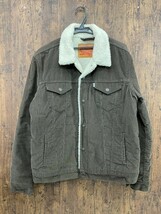 r2_2418 美品 LEVI'Sリーバイス シェルパトラッカージャケット 裏ボアジャケット コーデュロイ ブラウン サイズL_画像1