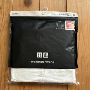 未使用品 UNIQLO alexanderwang ユニクロ アレキサンダーワン HEAT TECH ヒートテック クールネックT（長袖） Szie S