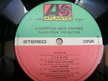 BLUES・ブルース　LP：JACK　DUPREE「CHAMPION」_画像3