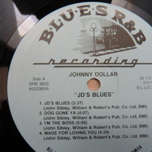 BLUES・ブルース LP：JOHNYY DOLLAR「J.D’.S BLUES」の画像3