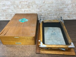 ☆中古品☆　ガリ版印刷 キリン謄写版 MIMEOGRAPH 引出型　昭和レトロ