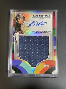 ラーズ・ヌートバー 2023 Topps World Baseball Classic Lars Nootbaar Relic Auto 直筆サイン レリック WBC 侍ジャパン 日本代表 /99 