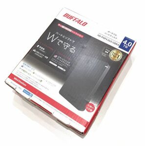 θ【新品未開封品】BUFFALO/バッファロー ポータブルハードディスク HD-PGF4.0U3-GBKA 4TB Mac/Windows対応 完品 S30689235217