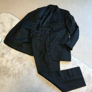 * beautiful goods! * Tom Ford period GUCCI Gucci black stripe suit 3B 48*