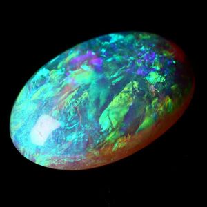 2.490ct 天然ホワイトオパール オーストラリア 遊色抜群 最高級 〔Australia White opal jewelry 宝石 ナチュラル natural 裸石 loose 〕